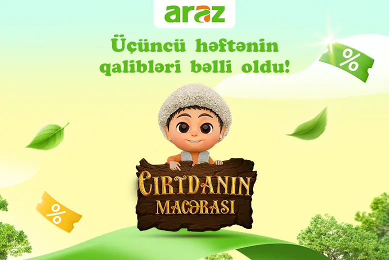 Cırtdanın macərası oyununda üçüncü həftənin qalibləri bəlli oldu