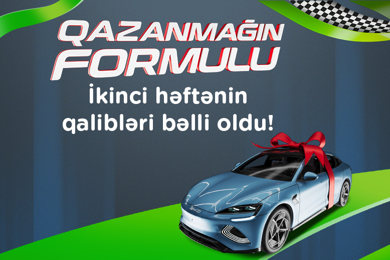 Qazanmağın formulu oyununda ikinci həftənin qalibləri bəlli oldu