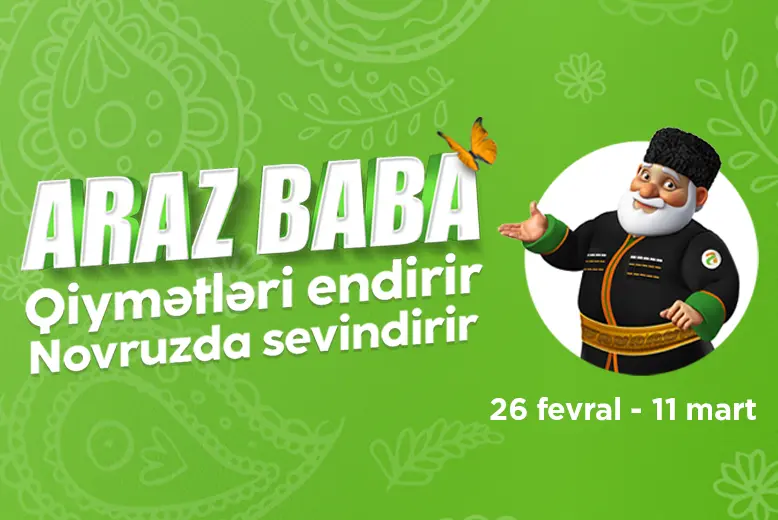 Araz Baba Lowers Prices, Makes People Happy on Novruz