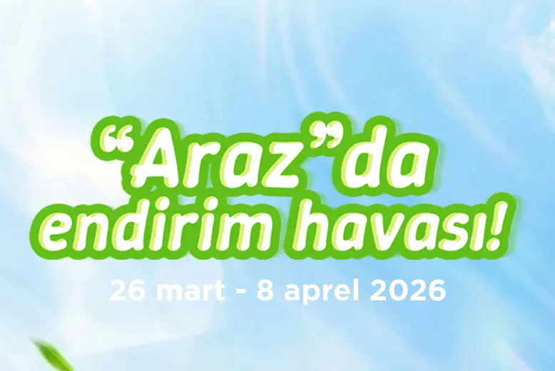"Araz"da endirim havası