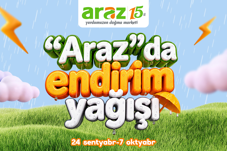 “Araz”da endirim yağışı