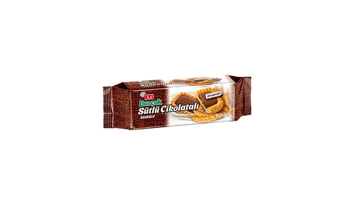 Burçak Sütlü Çikolatlı Biskuvi 114qr
