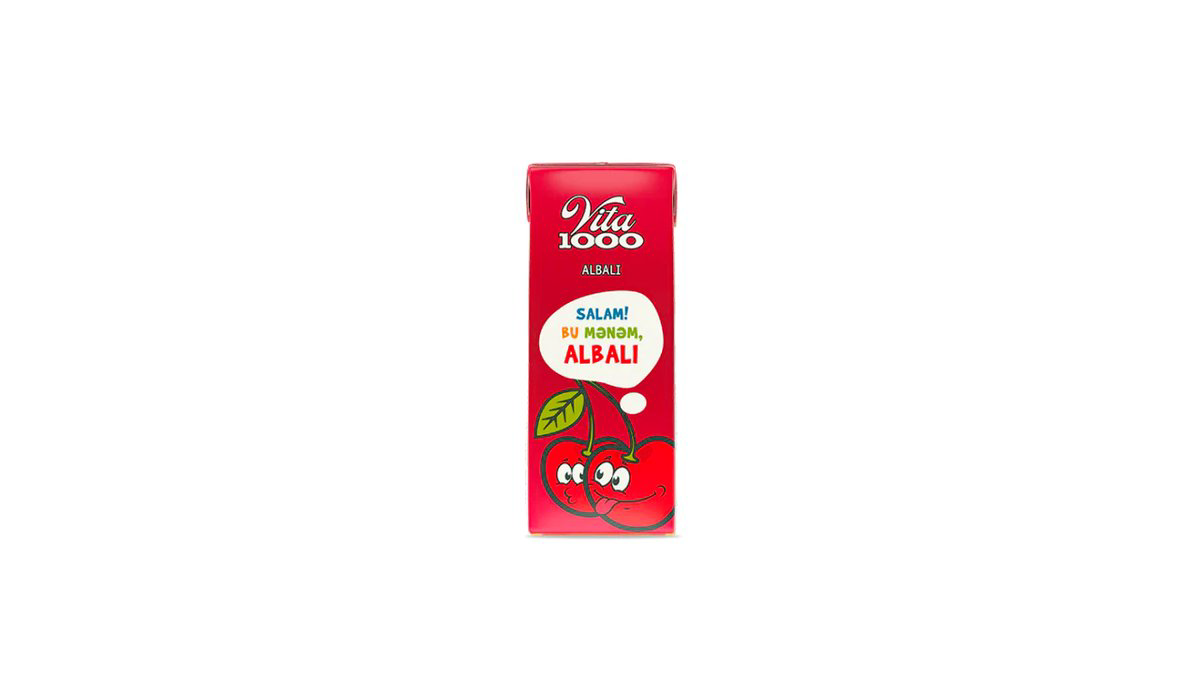 Vita1000 Albalı 0.2lt(Tetra Pack)