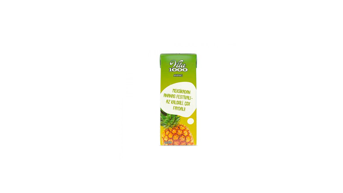 Vita1000 Ananas 0.2lt(Tetra Pack)