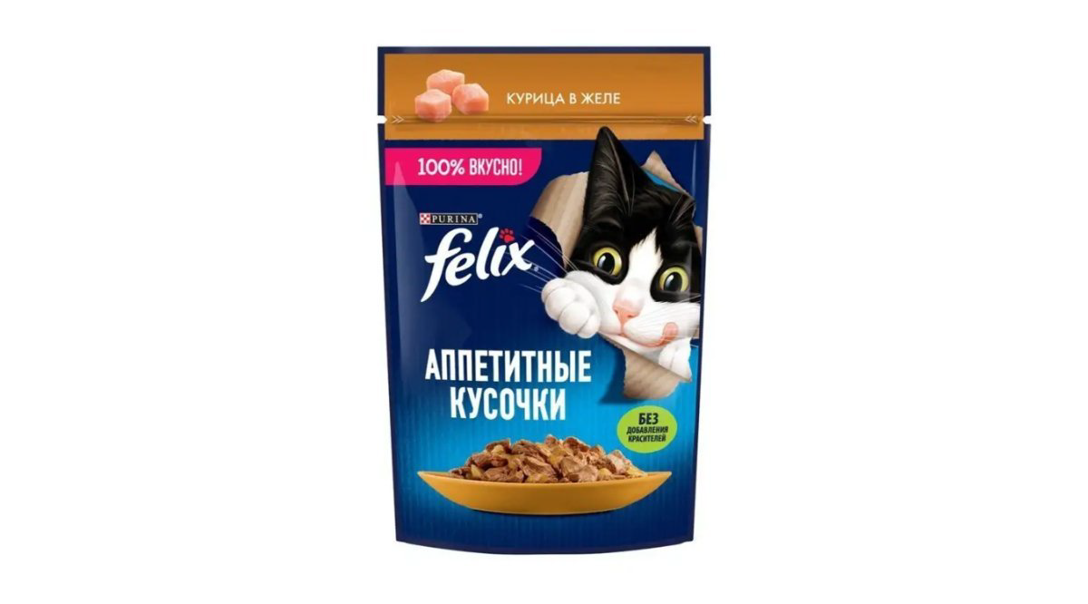 Felix pişik  Yemi Agaıl Toyuqlu 75 qr