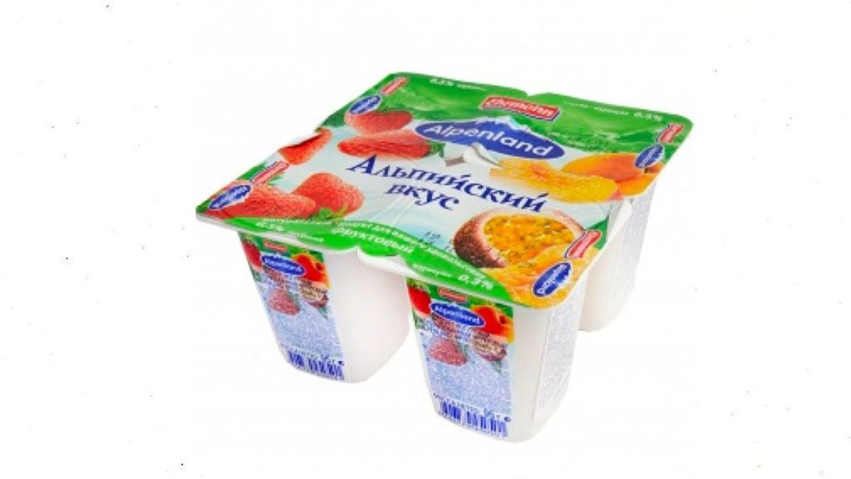 Alpenland Yoqurt Meyvəli 0.3% 95 qr