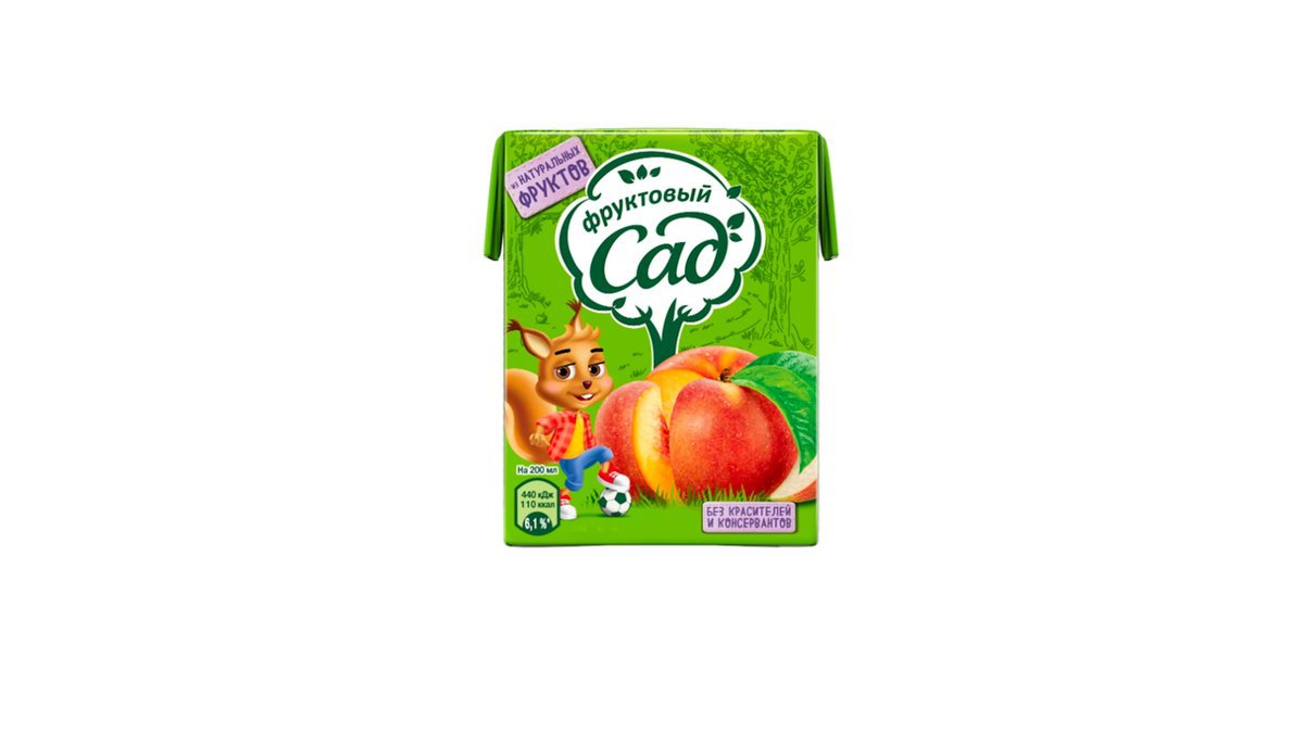 Fruktoviy Sad Sok Şaftali Qutu 200ml