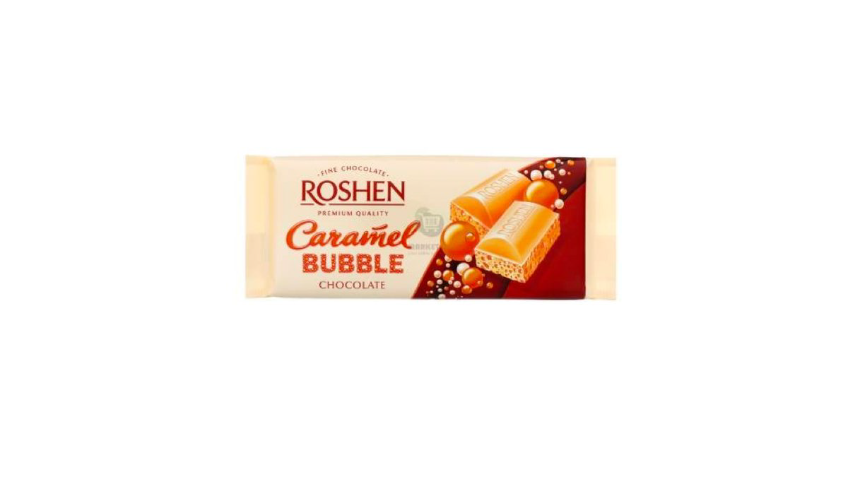Roshen bubble karamel, 80qr