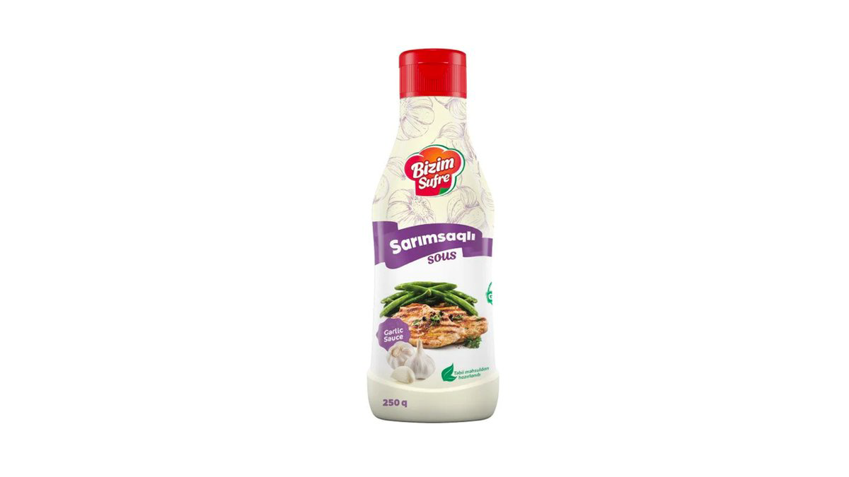 Bizim Süfrə Sarımsaqlı Sous 250qr