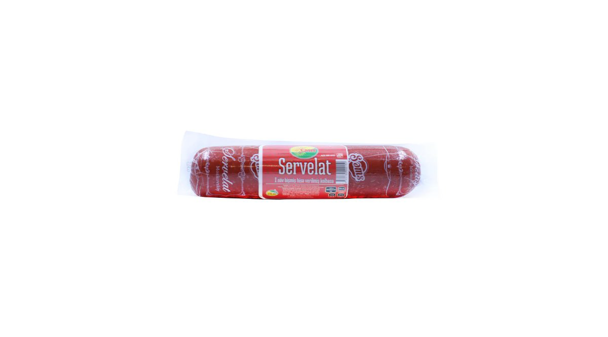 Hicaz Şəms Servelat Kolbasa 300-350qr