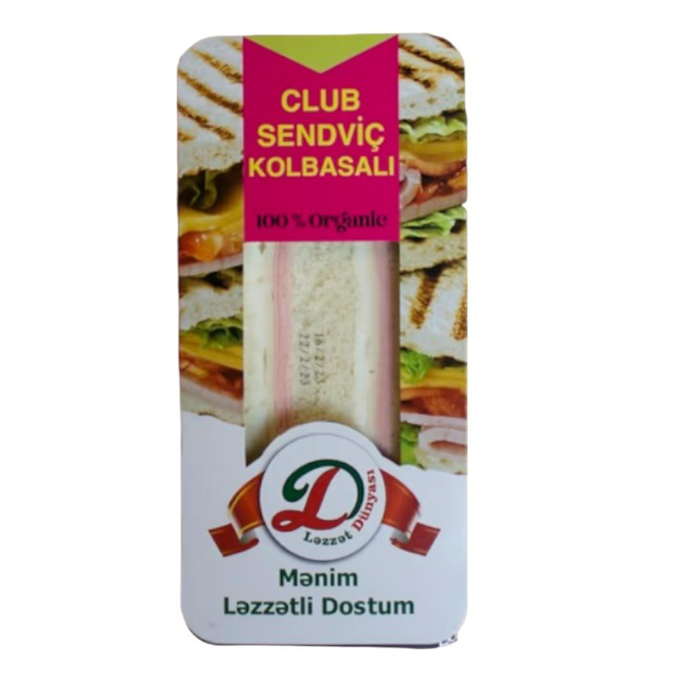 Ləzzət Dünyası 180qr Sendviç Kolbasalı