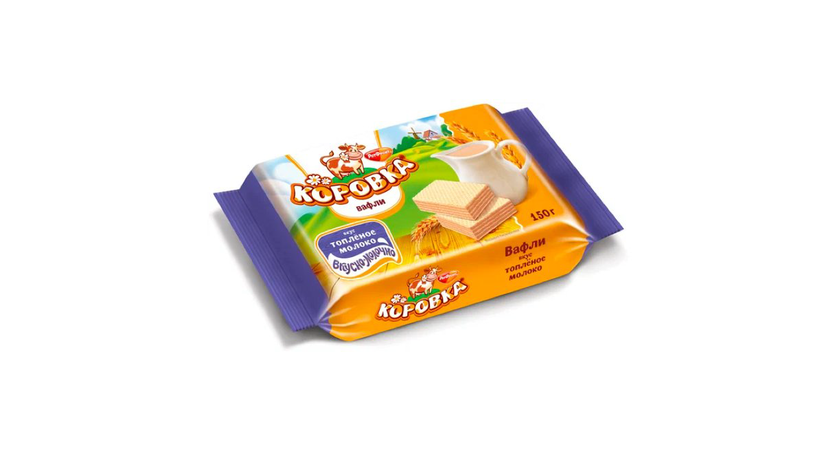Korovka Vafli Toplyonoye Moloko 150qr