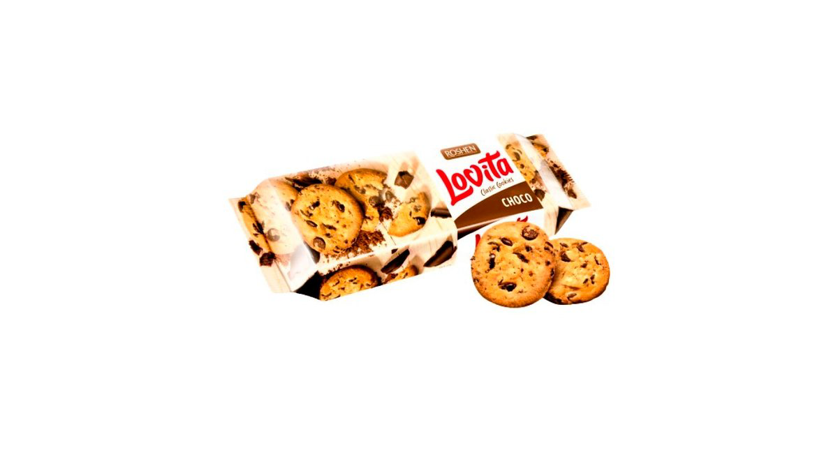 Roshen Lovita Chocolate Biskvit 150qr