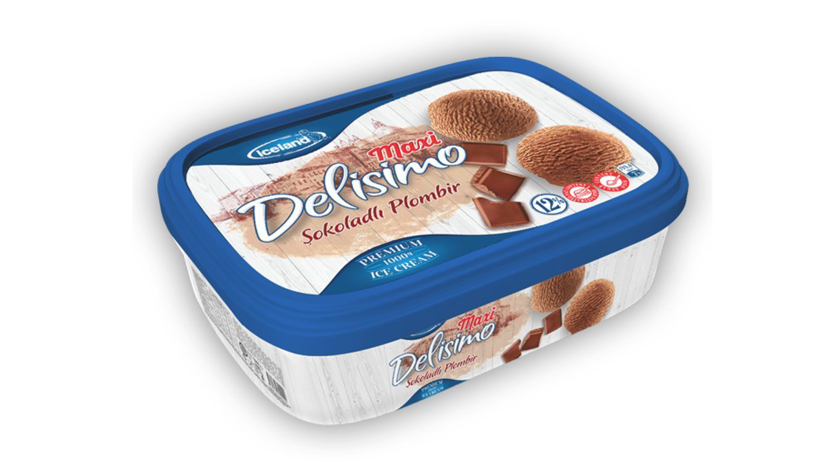 Delisimo Plombir Şokoladlı 1kq