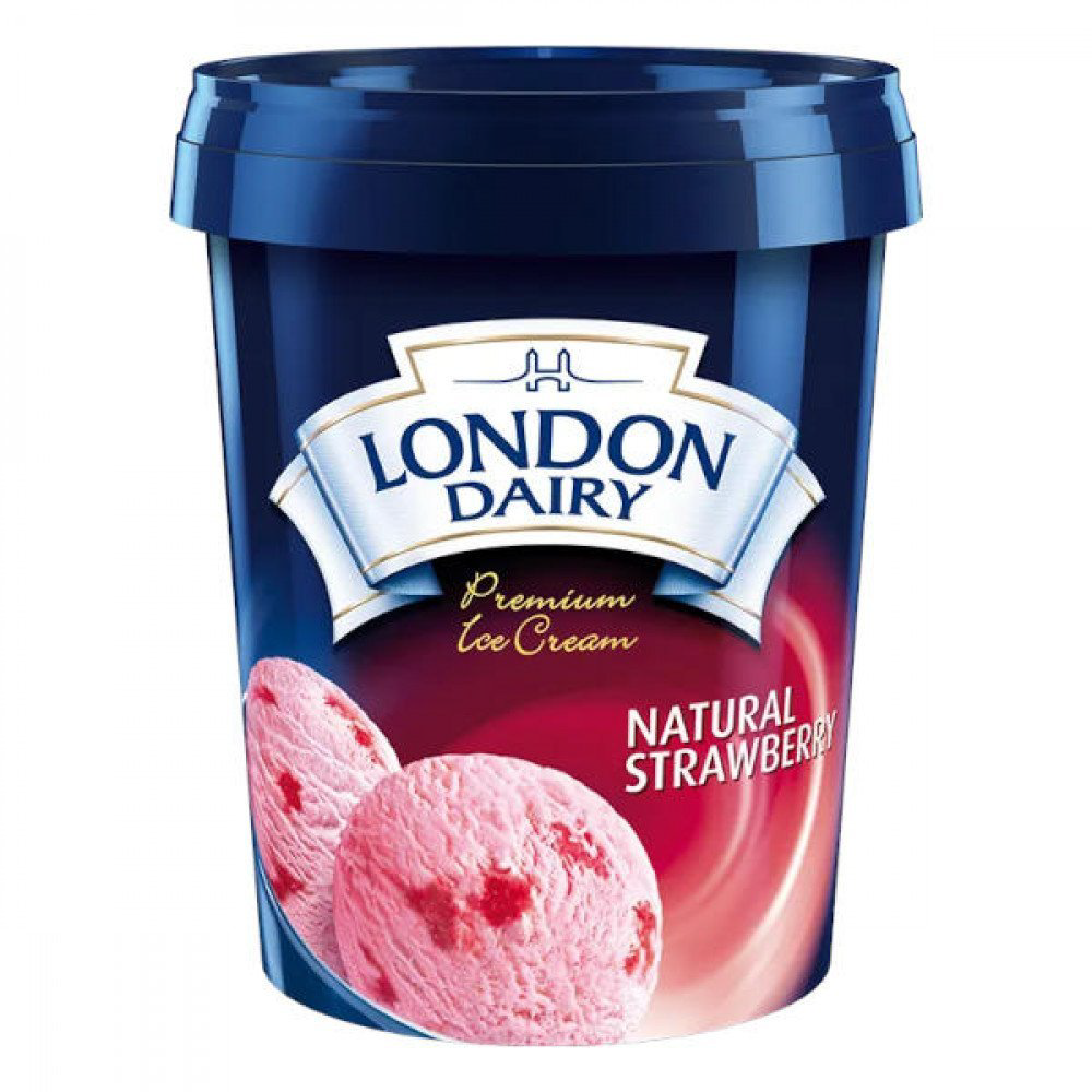 London Dairy Dondurma Çiyələk 500ml
