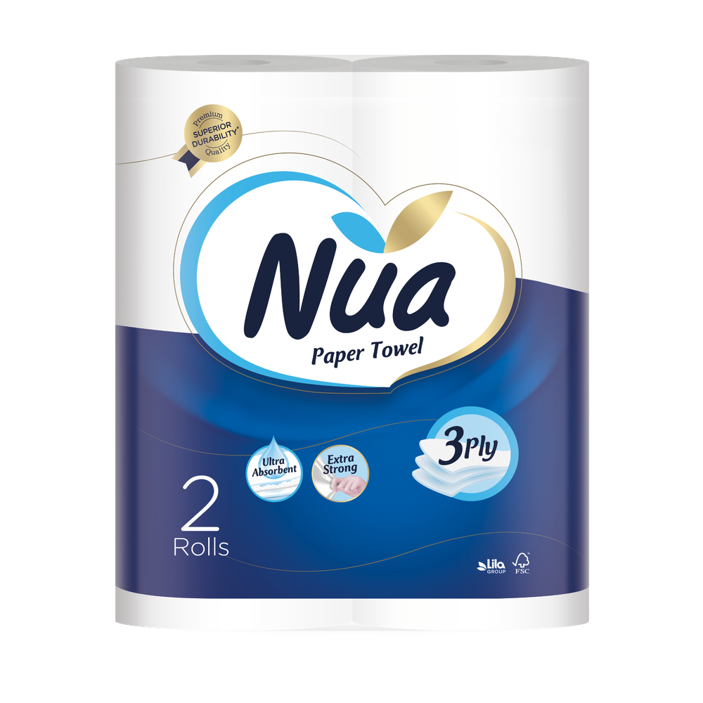 NUA Kağız Dəsmal 3 qat 2 rulon