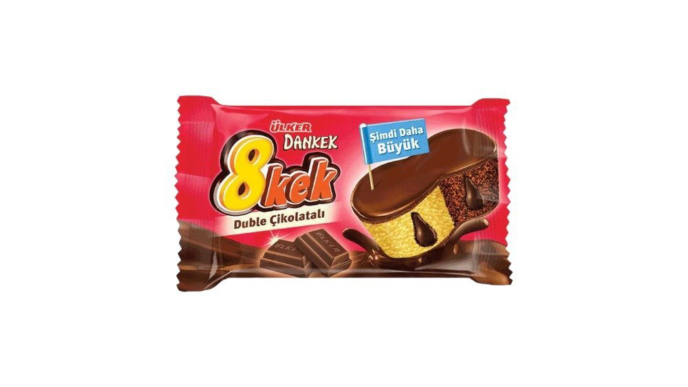 Ülker 40qr Dankek 8 kek Duble Şokoladlı