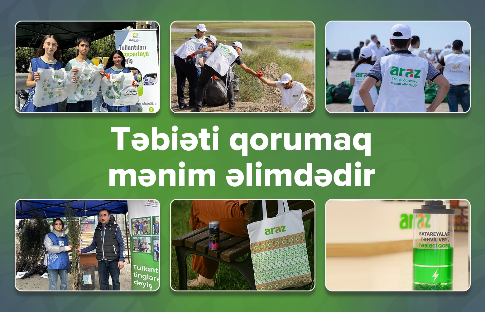 “Təbiəti qorumaq mənim əlimdədir” şüarı ilə keçirilən layihələr 