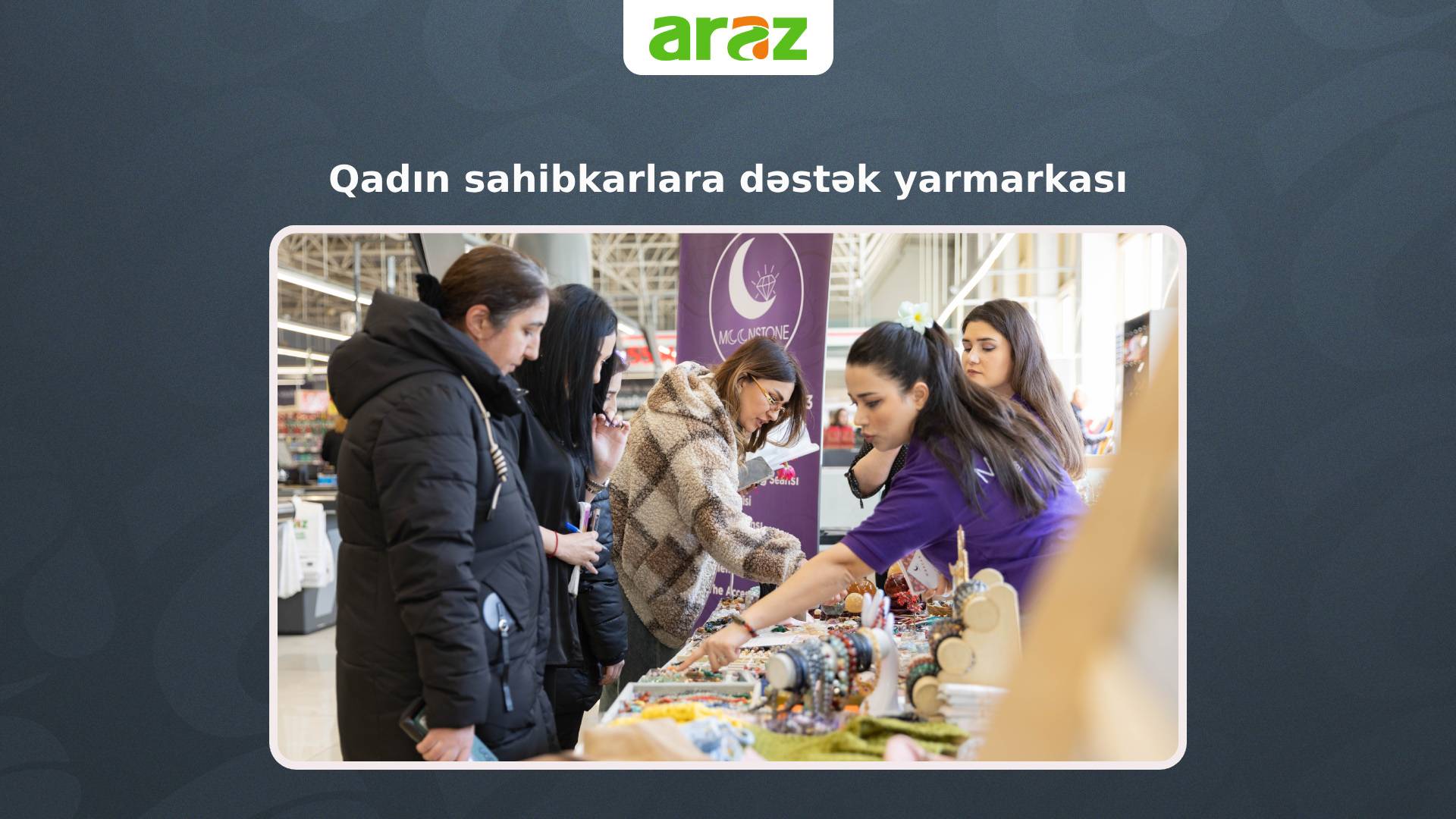 Qadın sahibkarlara dəstək yarmarkası